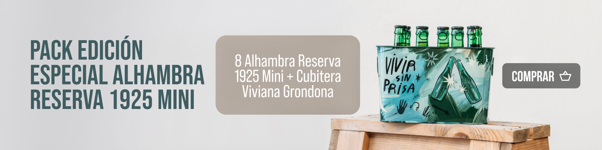 Descubre la nueva cubitera de Alhambra Reserva 1925